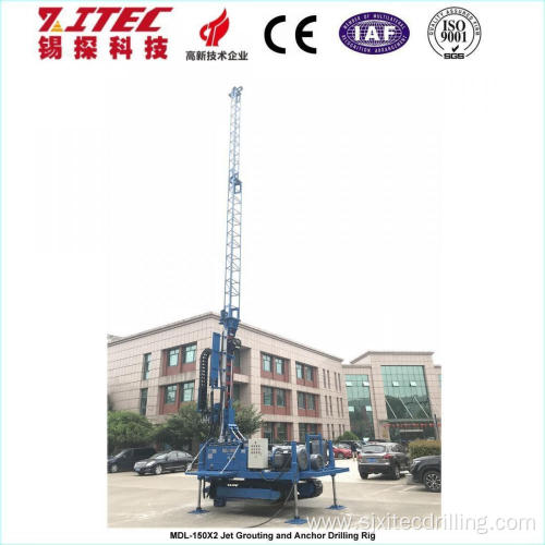 Mdl-150X2 Jet-Grouting Drilling Rig with 15m Tower
